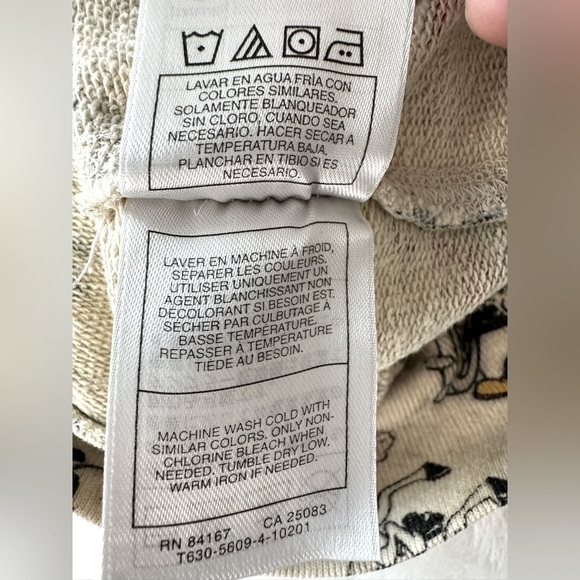 Disney Classic Collection Zip Up Hooded Jacket Size Large - Picture 11 of 11